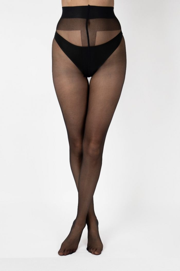 Aristoc Aristoc 10 Denier Ultimate Ladder Resist Tights Black  Ultimate Collections2021 | Pantyhose Library